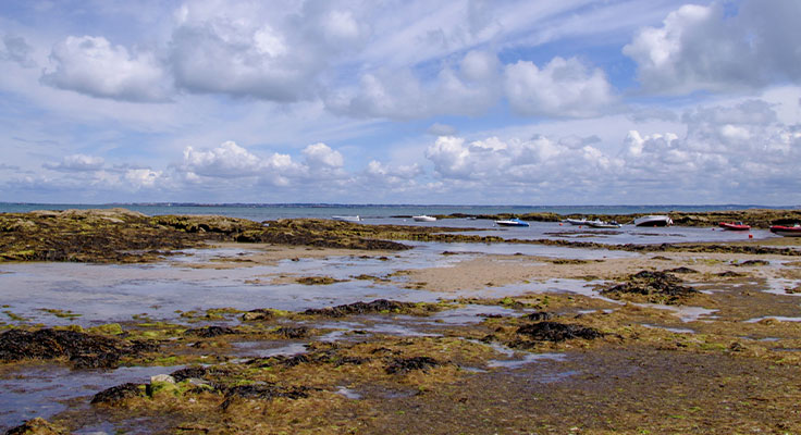 Passage du Gois pour se rendre sur l'&icirc;le de Noirmoutier