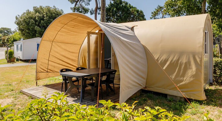 Tente Coco Sweet au camping Le Zagarella, logement insolite en Vend&eacute;e