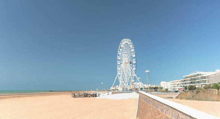 Grande roue &agrave; l'Esplanade de la Mer &agrave; Saint-Jean-de-Monts